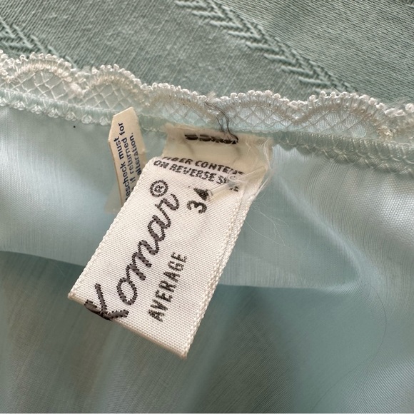 Komar PajamaSet Sz34(M) Sky Blue NWT Vintage - Picture 8 of 9
